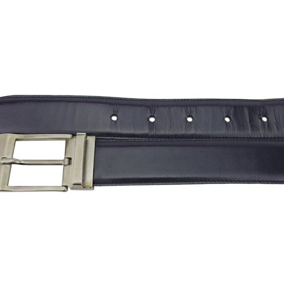 Salvatore Ferragamo belt Black Brown Silver Women Authentic secondhand